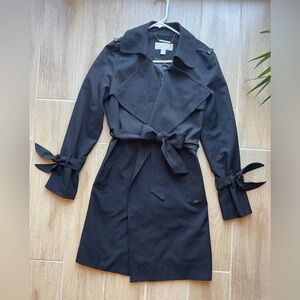 Michael Kors Bow Sleeve Belter Trench Coat XS
